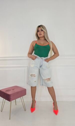 Body Bicolor verde arancio